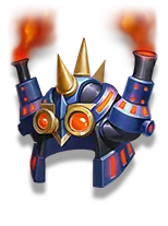 Flame Robot Helmet - helmet - Transparent Layer PNG