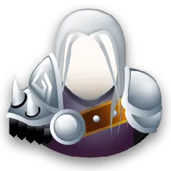 Silver Knight - helmet - Transparent Layer PNG