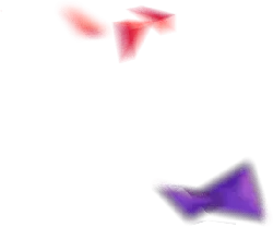 Abstract Shapes - red - purple - Transparent Background PNG
