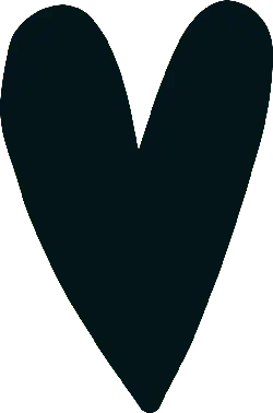 Dark Blue Heart - minimalist - Free Download PNG