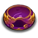 Purple Golden Mirror - mirror - Transparent Background PNG