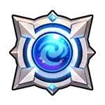 Blue Crystal Badge - gemstone - High Resolution PNG