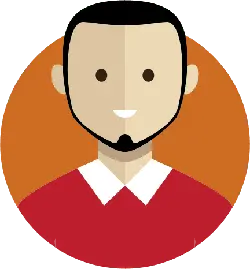 Man in Red Shirt - male - PNG