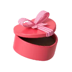 Heart-shaped Gift Box - heart shape - gift - No Background PNG