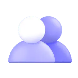 Two Person Icons - network - High Resolution PNG