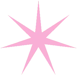 Pink Star - geometric shape - Lossless PNG