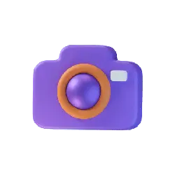 Purple Camera - PNG