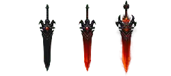 Three Swords - black - High Resolution PNG