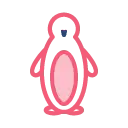 Penguin - pink - No Watermark PNG