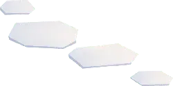 White Hexagons - hexagon - Transparent Layer PNG