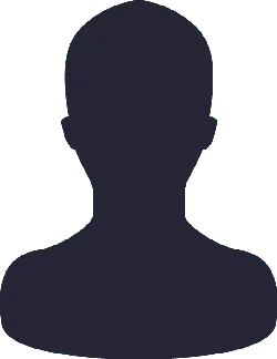 Gray Silhouette of a Person - outline - PNG