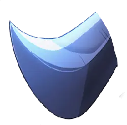 Blue Glass Sculpture - transparent - Transparent Layer PNG