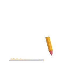 Pencil and Keyboard - office - No Background PNG