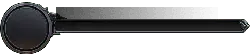 Black Arrow - modern - Transparent Background PNG