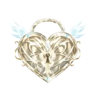 Heart Lock - decoration - Transparent Background PNG