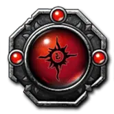 Red Gem Badge - Curated PNG
