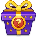 Mystery Gift Box - surprise - Transparent Background PNG