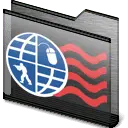 Folder Icon - globe - Lossless PNG