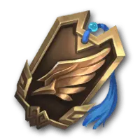Golden Winged Badge - gold - Transparent Background PNG