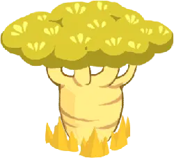 Burning Tree - tree - No Background PNG
