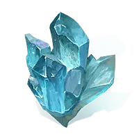 Blue Quartz Cluster - mineral - High Resolution PNG