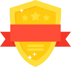 Golden Shield Badge - Lossless PNG