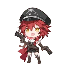 Red-Haired Pirate Girl - hat - Free PNG