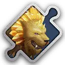 Lion Puzzle Piece - lion - Transparent Background PNG