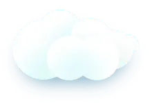 Cloud - blue - No Watermark PNG