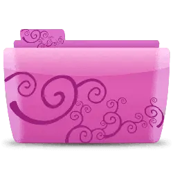 Pink Folder Icon - icon - Free Download PNG