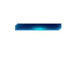 Blue Glowing Bar - future - PNG