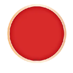 Red Circular Button - Recommended PNG