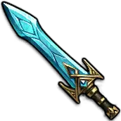 Blue Gem Sword - High Quality PNG