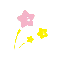 Pink and Yellow Stars - stars - PNG Images