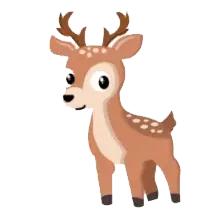 Deer - forest - cute - Transparent Layer PNG