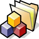 Folder and Cubes - folder - High Resolution PNG