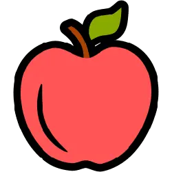 Apple - leaf - simple - PNG Images
