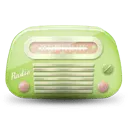 Vintage Radio - pink buttons - Free Download PNG