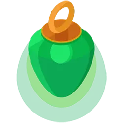 Green Christmas Ornament - High Quality PNG
