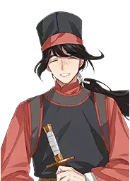 Red Robe Swordsman - hero - Transparent Layer PNG