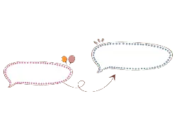 Speech Bubbles - illustration - Free PNG