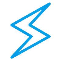 Lightning Bolt Symbol - graphic - lightning - Transparent Background PNG