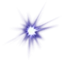 Blue Light Spot - glow - Transparent Background PNG