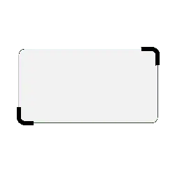 White Rectangle - graphic design - white background - No Background PNG