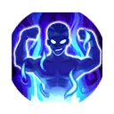 Blue Flame Man - power - Lossless PNG