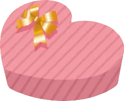 Heart-shaped Gift Box - PNG