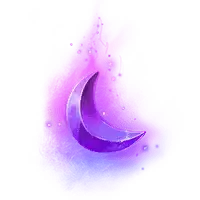 Purple Moon - magic - No Watermark PNG
