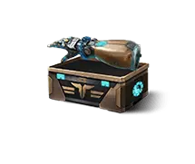 Futuristic Treasure Chest - high-tech - Transparent Background PNG