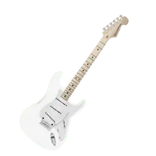 Electric Guitar - white - Transparent Layer PNG