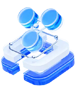 Blue Water Droplets Icon - technology - Free PNG